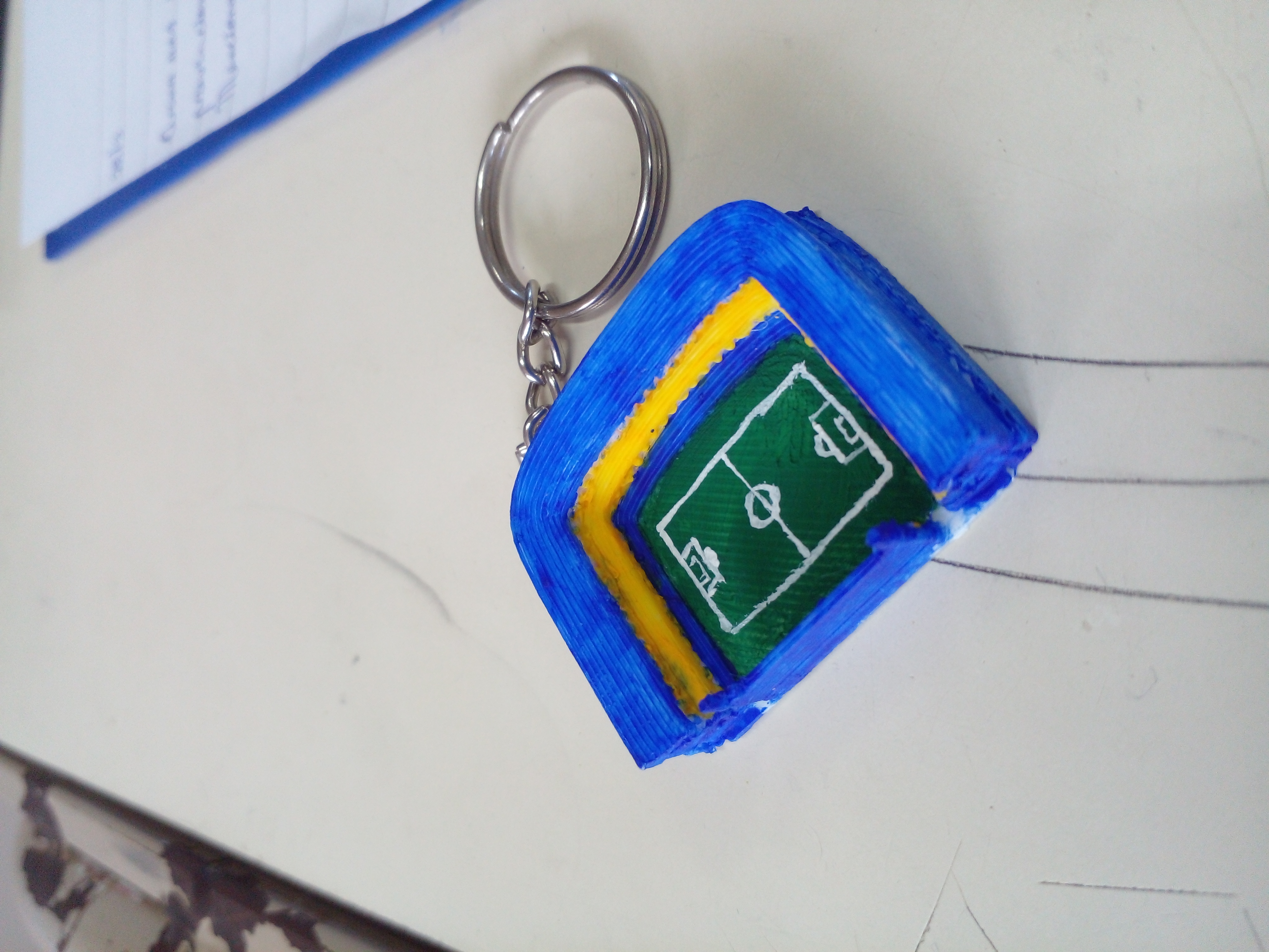 Llavero Bombonera. Cancha de Boca 3D model