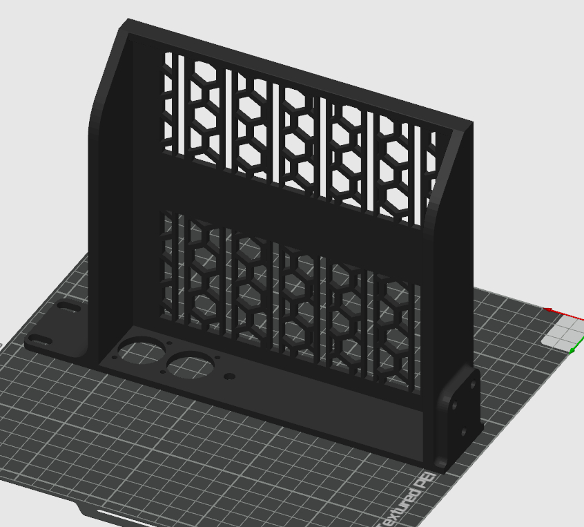 19-inch Modular Passthrough Blank Plate with Shelf