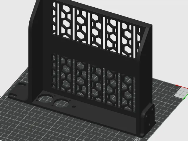 19-inch Modular Passthrough Blank Plate with Shelf