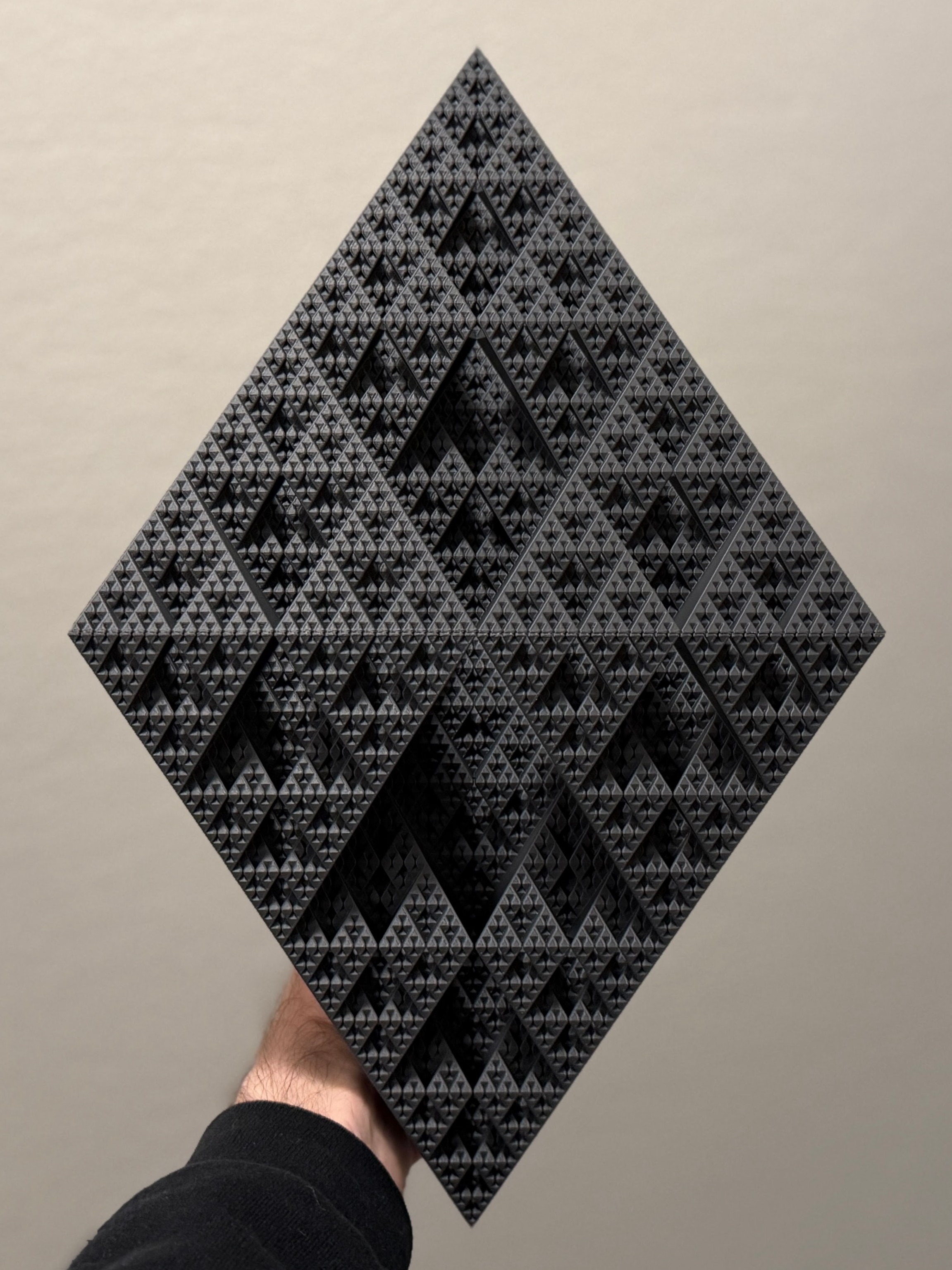 Sierpiński Triangular Bipyramid Fractal | Level 6 - Vase Mode