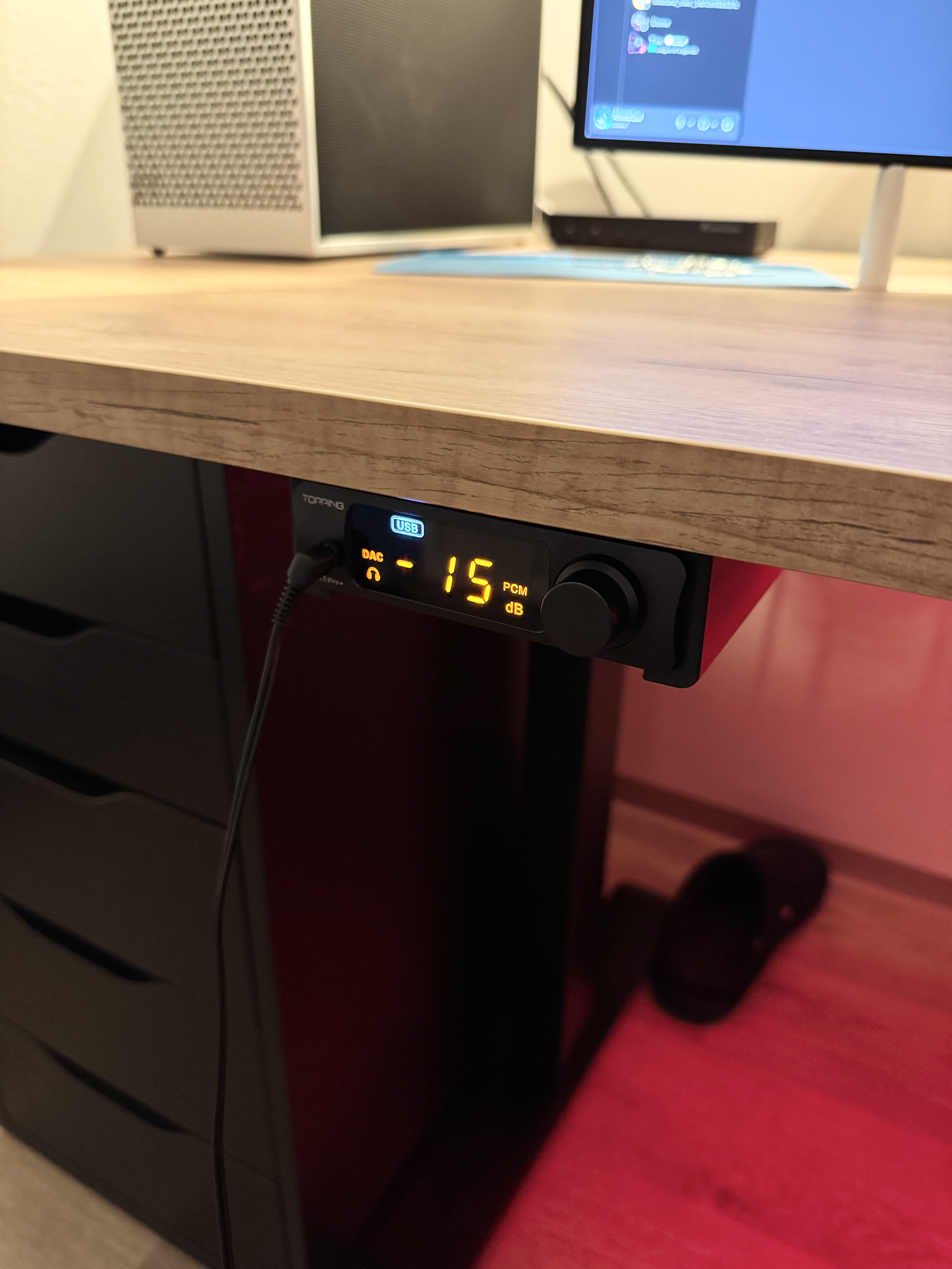 Topping DX3 Pro under table holder
