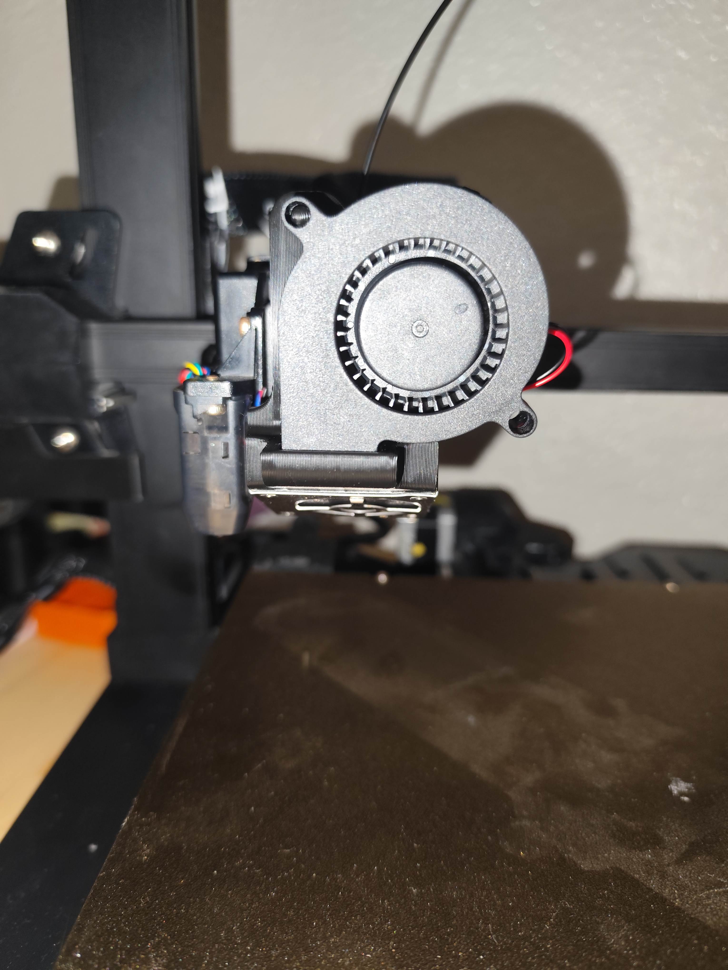 Remix: Sprite Extruder 5015 Fan Duct (No M4 Screw Version) 3D model