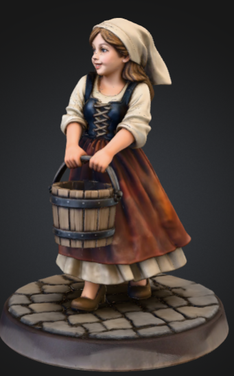 Medieval Town Girl