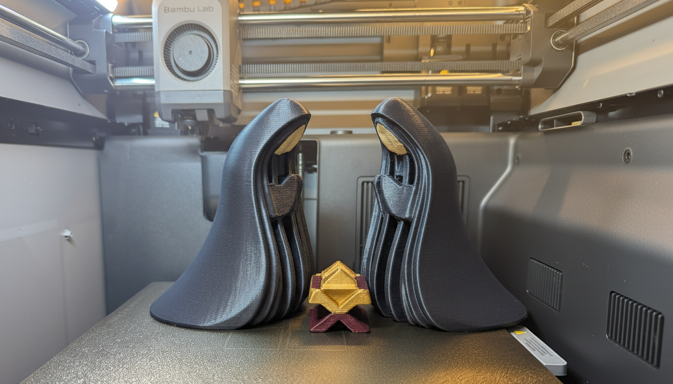 Geometric Nativity Scene