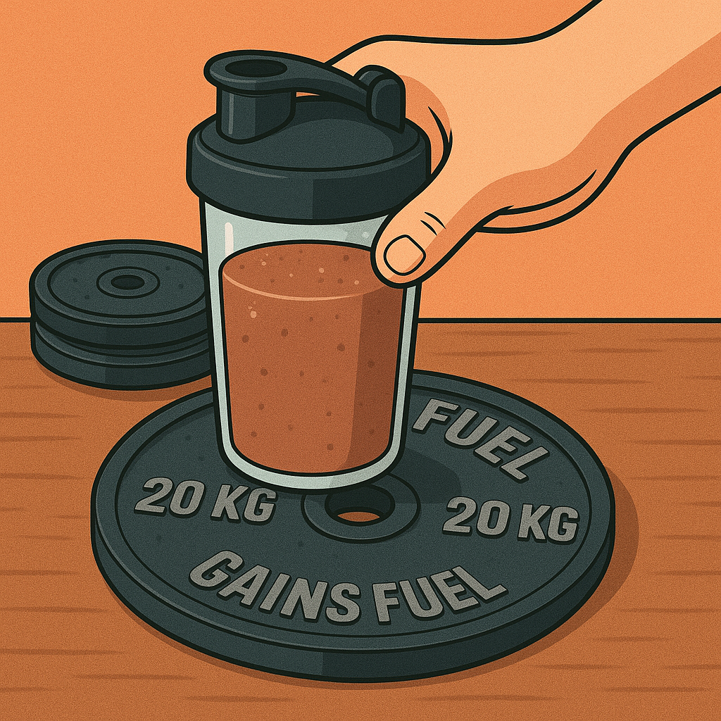 Weight Plate Coaster + Rack – “GAINS FUEL” Edition