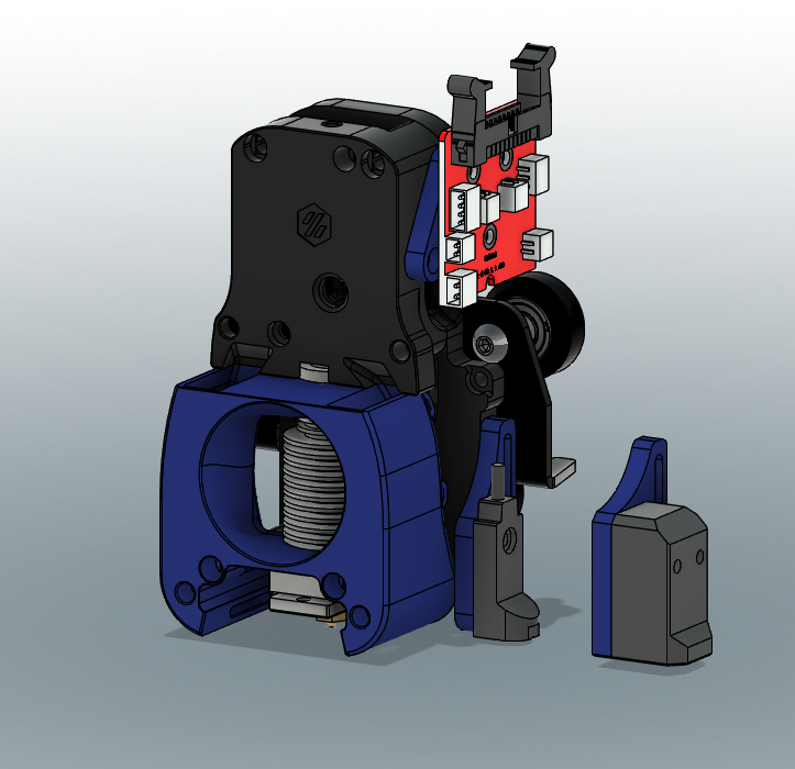 Neptune 3 Pro/Plus/Max Voron Afterburner adapter (BTT Eddy support) 3D model