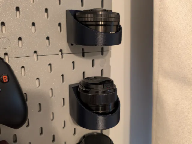 APS-C lens holder - SKADIS pegboard