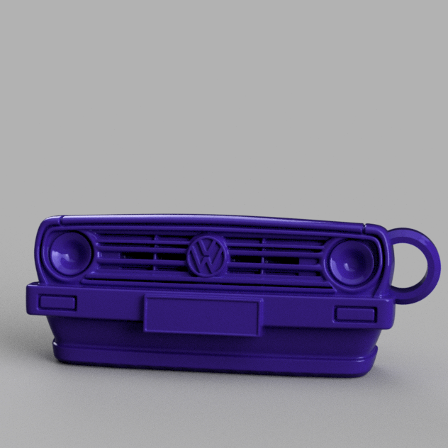 VW Golf Front Grill Keychain