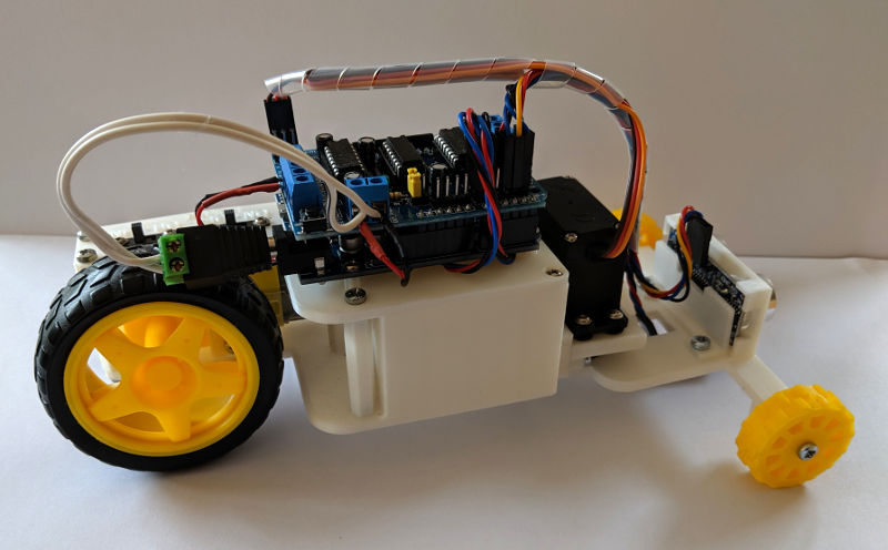 Arduino UNO 1WD Robot components