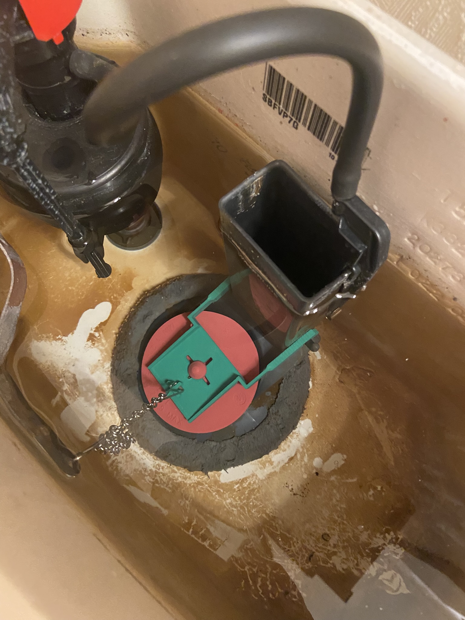 Kohler Toilet Flapper Replacement for Fluidmaster Universal Kit 3D model