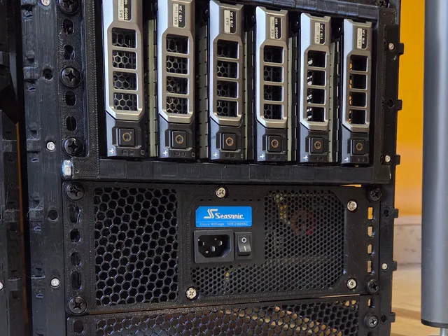 2U ATX PSU shelf for 10 inch rack