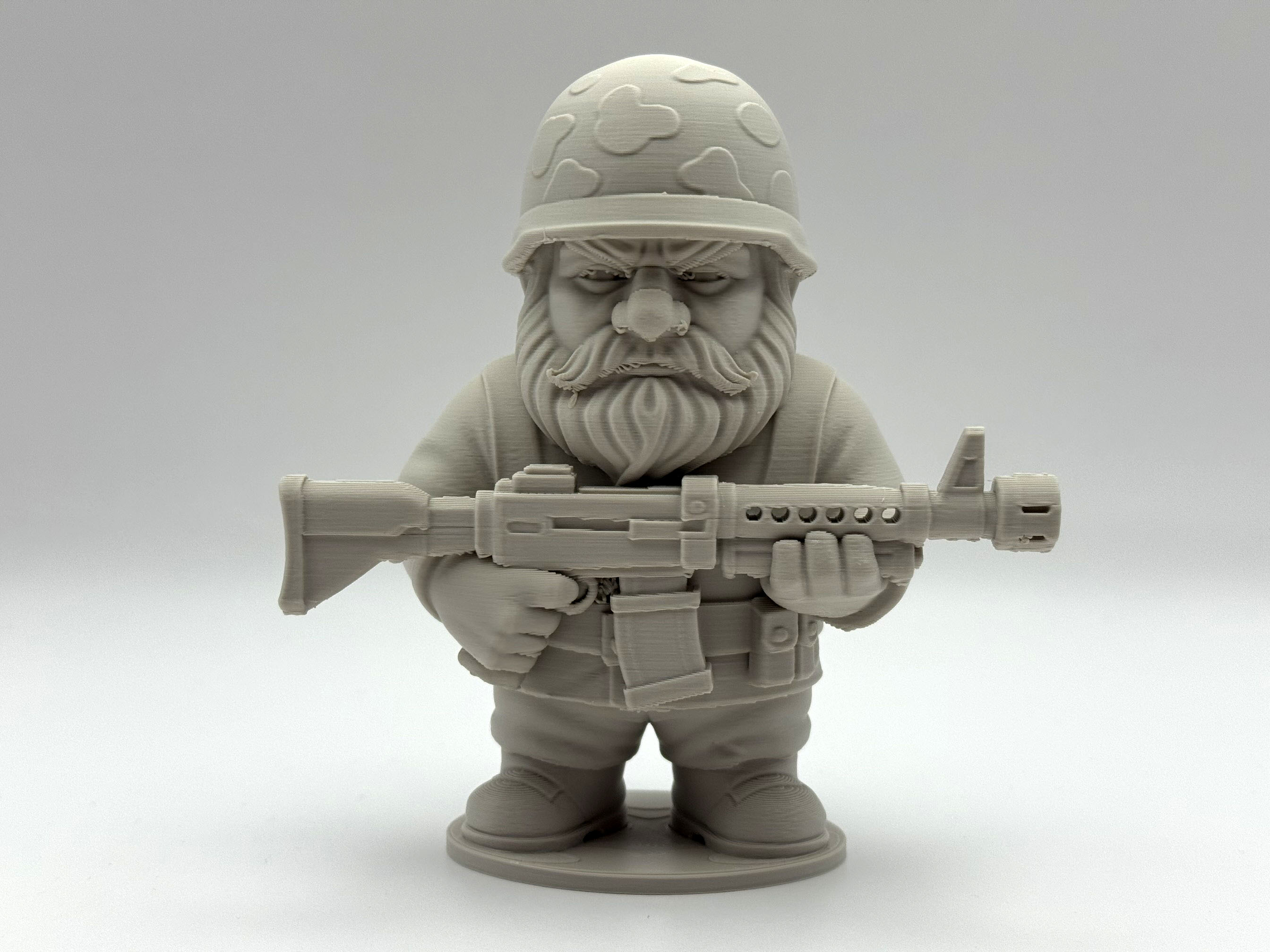 Army Guard Garden Gnome
