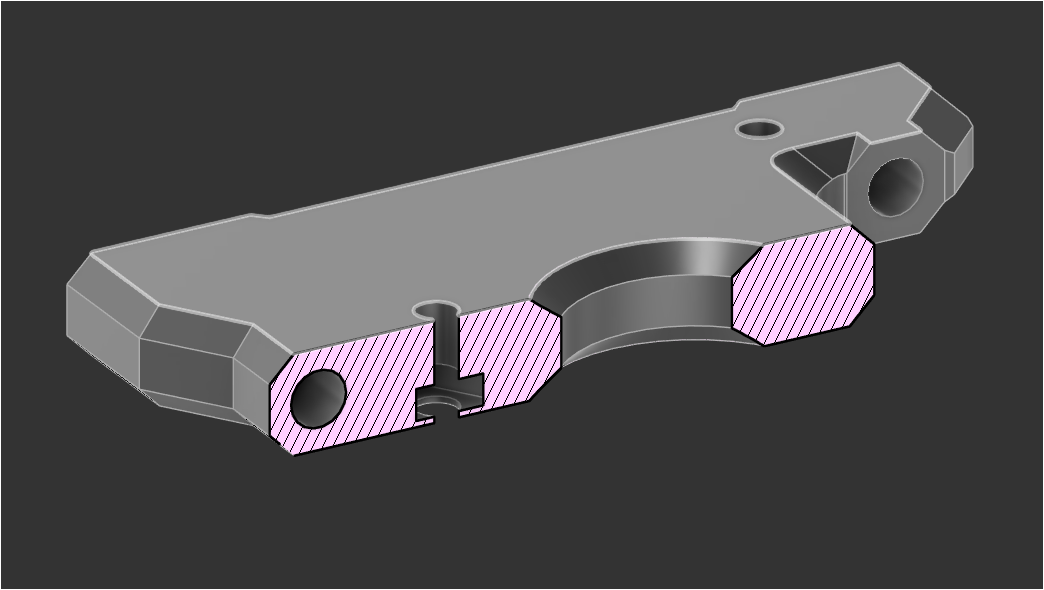 Miniatura 3 do modelo 3D Wall mount ring hook