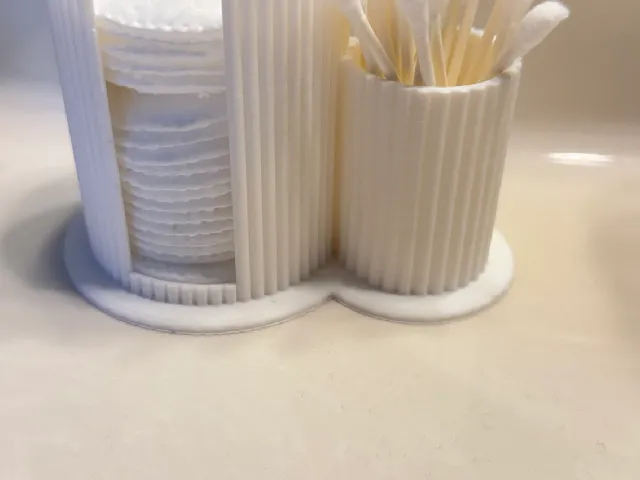 Q-Tip and Cotton Round Holder