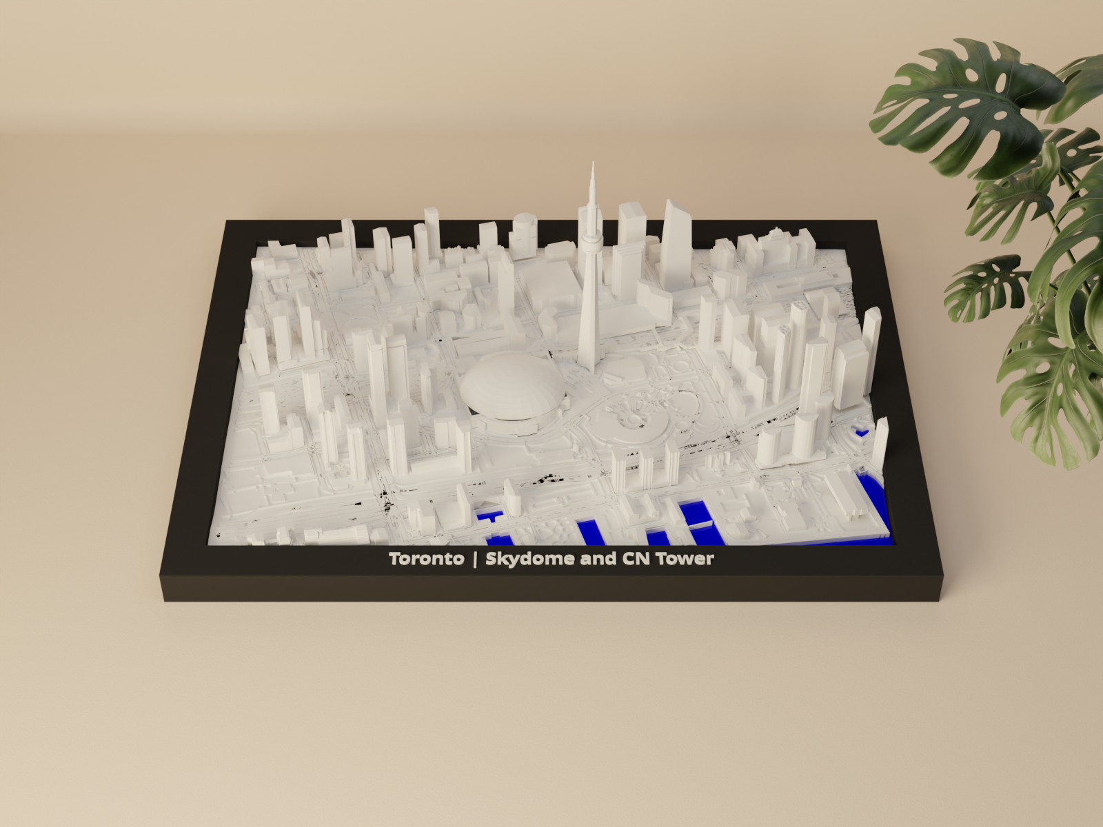 Toronto | Skydome and CN Tower, Canada - 3D Miniature