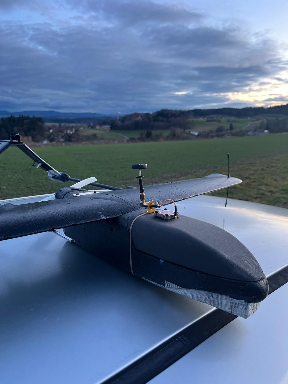 SkyHawk FPV Plane Canopy for bigger Battery