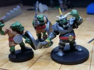Orc horde dnd miniature pack | Multicolor option