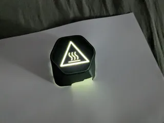 Cooler Master: Elite Liquid - Caution Heat Cover