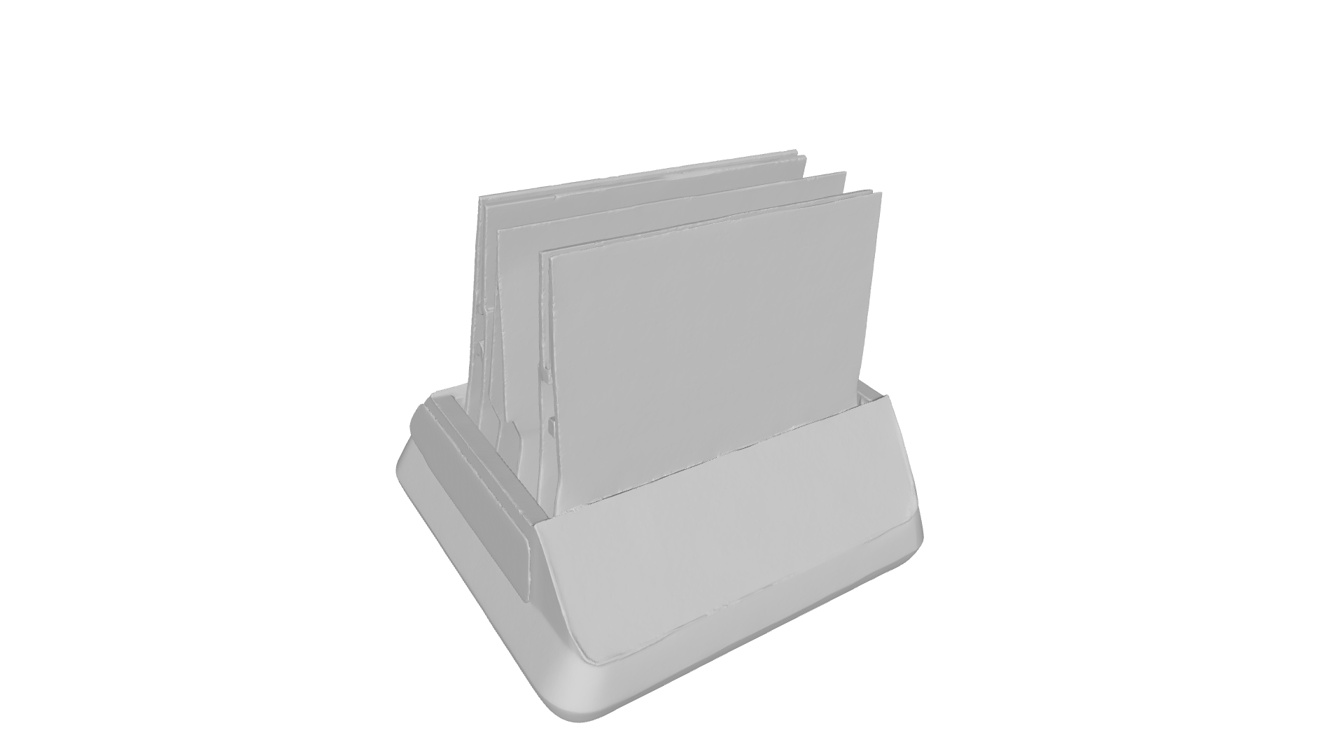 Quadruple business card holder