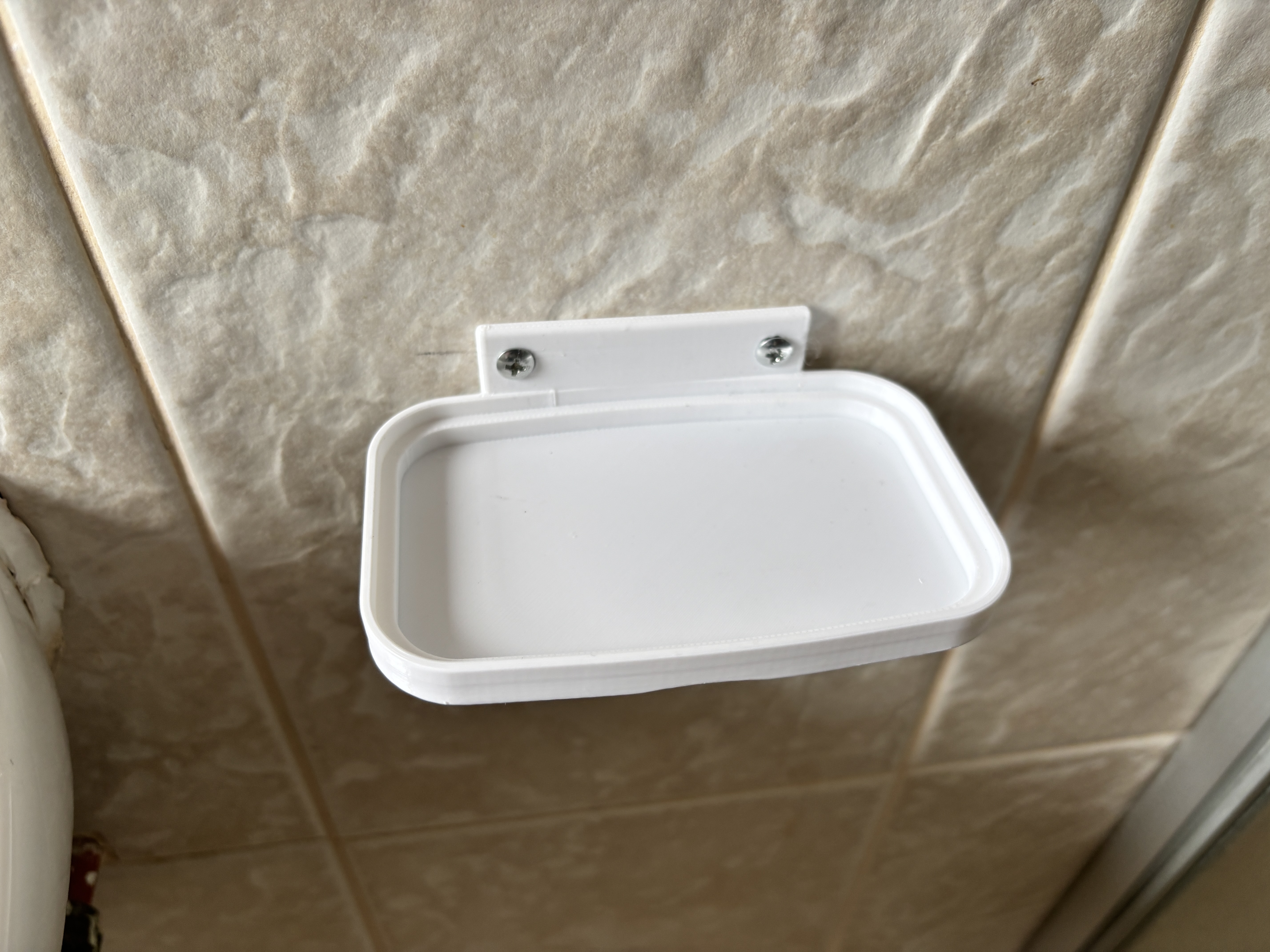 Shelf for Soap Dish with Honeycomb Tray