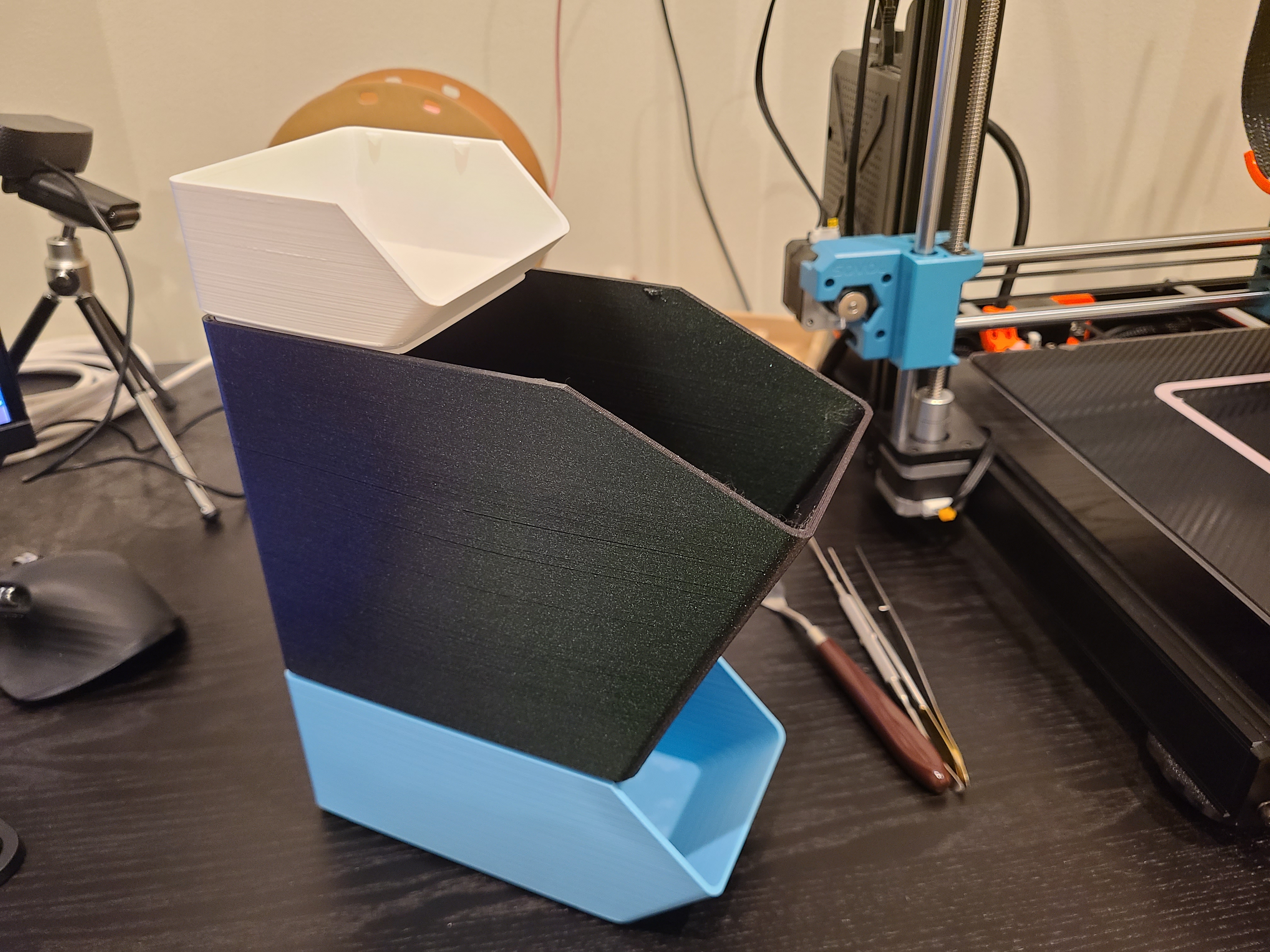 Miniatura 3 do modelo 3D Parametric stackable workshop bins