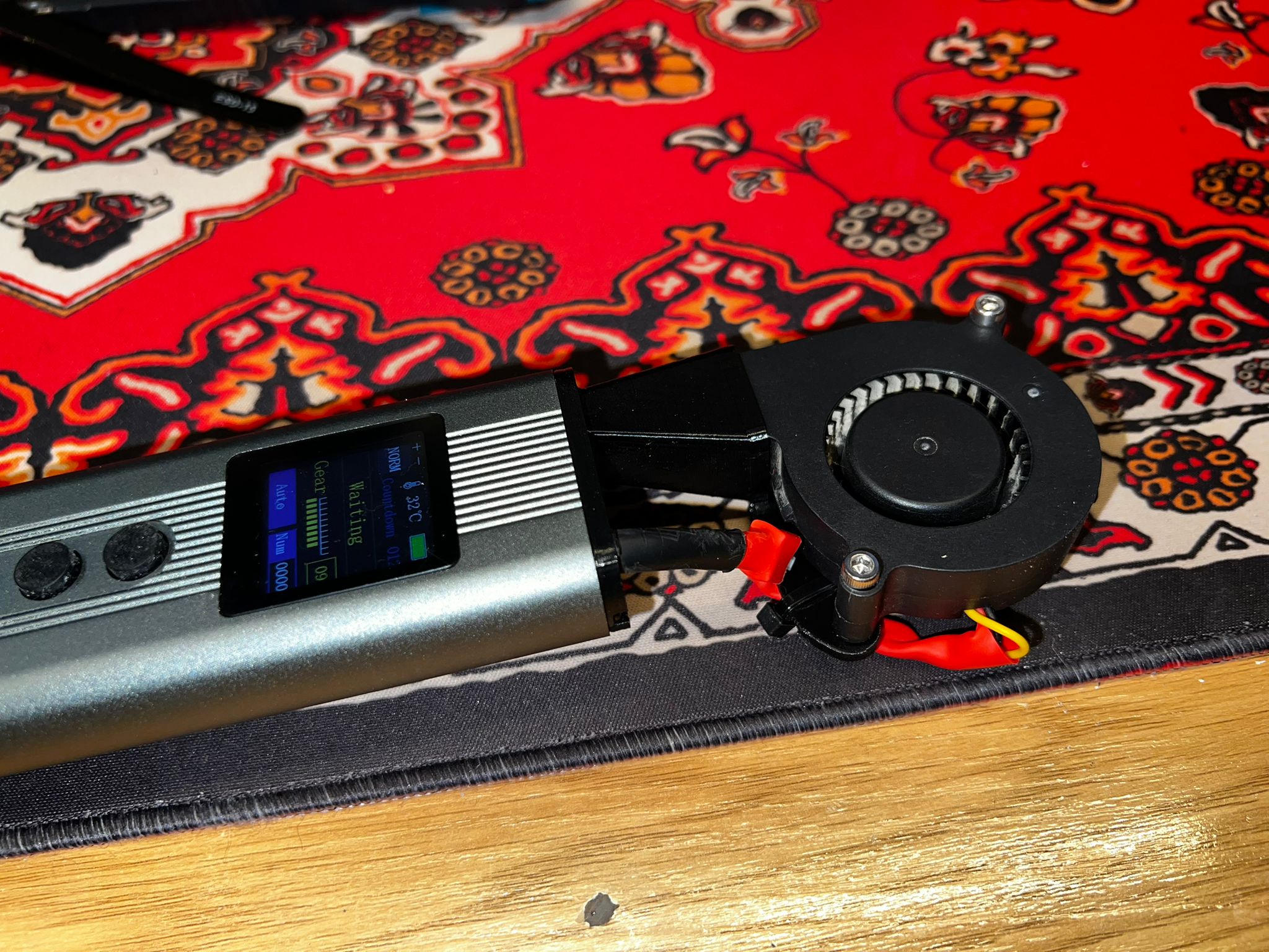 Aliexpress battery spot welder cooling upgrade (5015 fan blower)