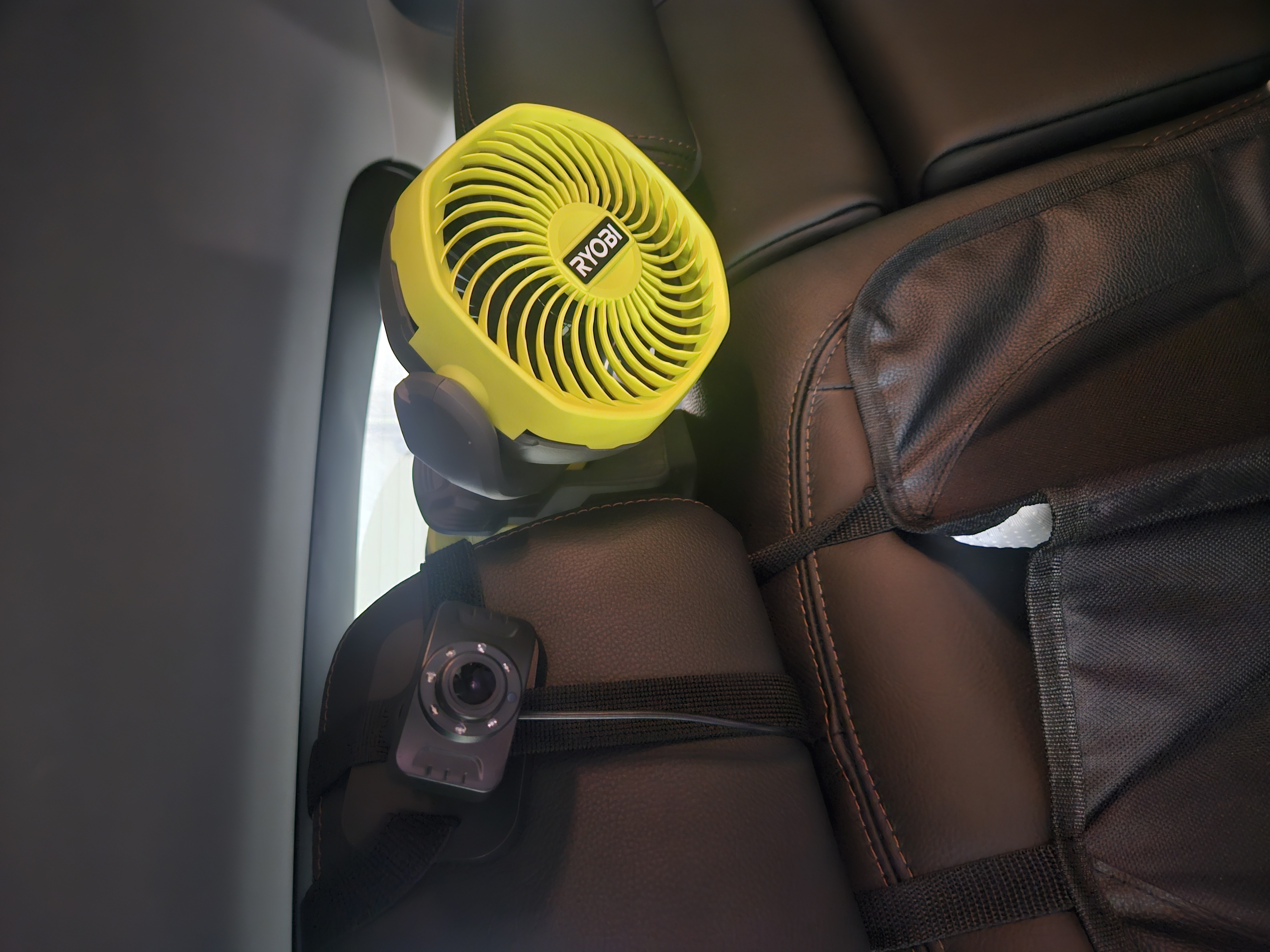 Ryobi Fan Car Headrest Mount