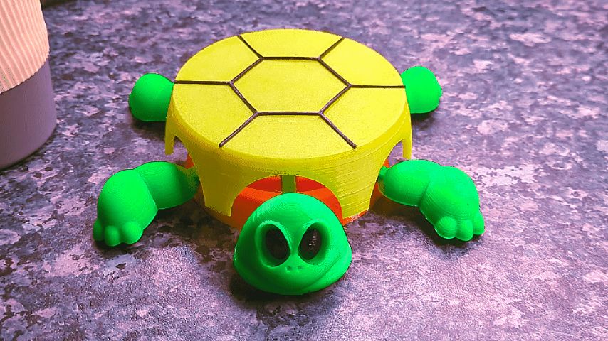 Turtle Coaster with moving limbs 3D model