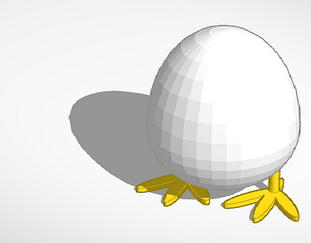 Chick in an egg