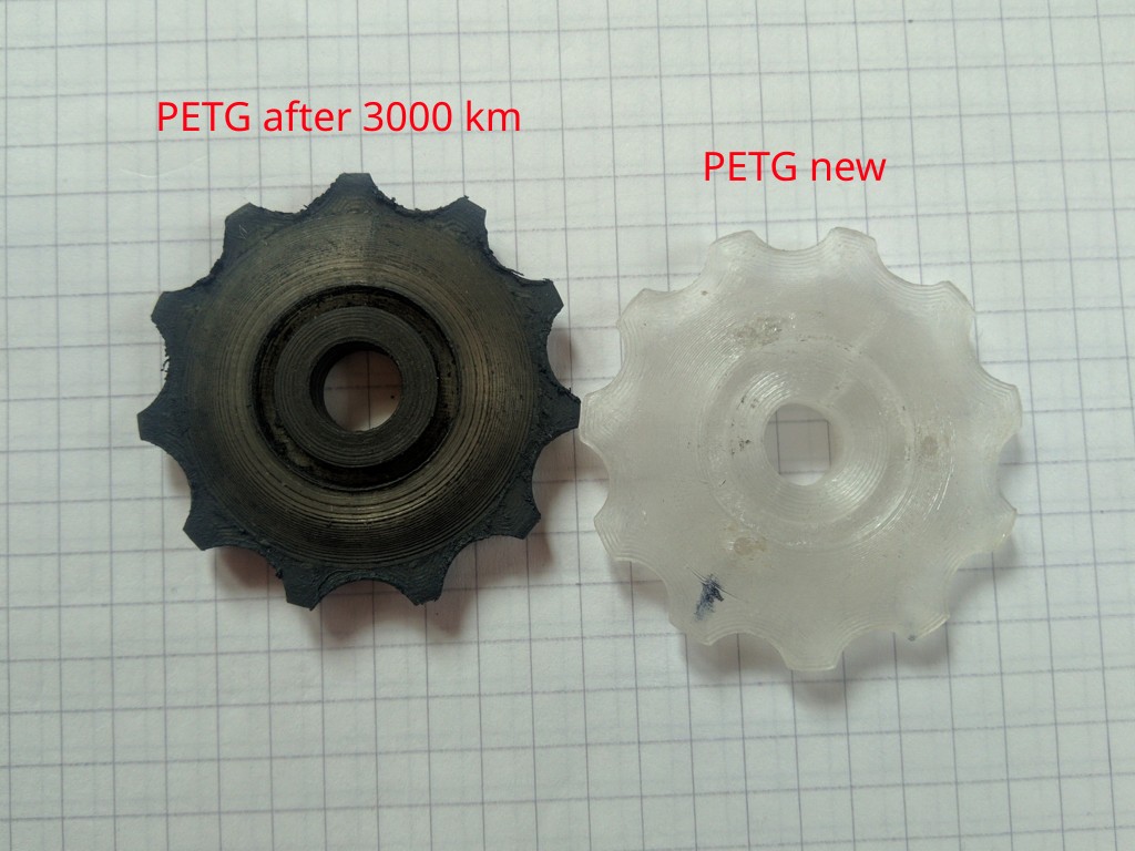 Shimano SLX / Deore Guide And Tension Pulley Set (RD-M663, Y5XE98030, 11 teeth, 10 speed). — miniatura 8