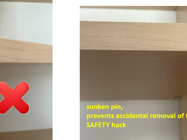 jig for sunken pin in shell, vrtací šablona na zapuštěný čep poličky