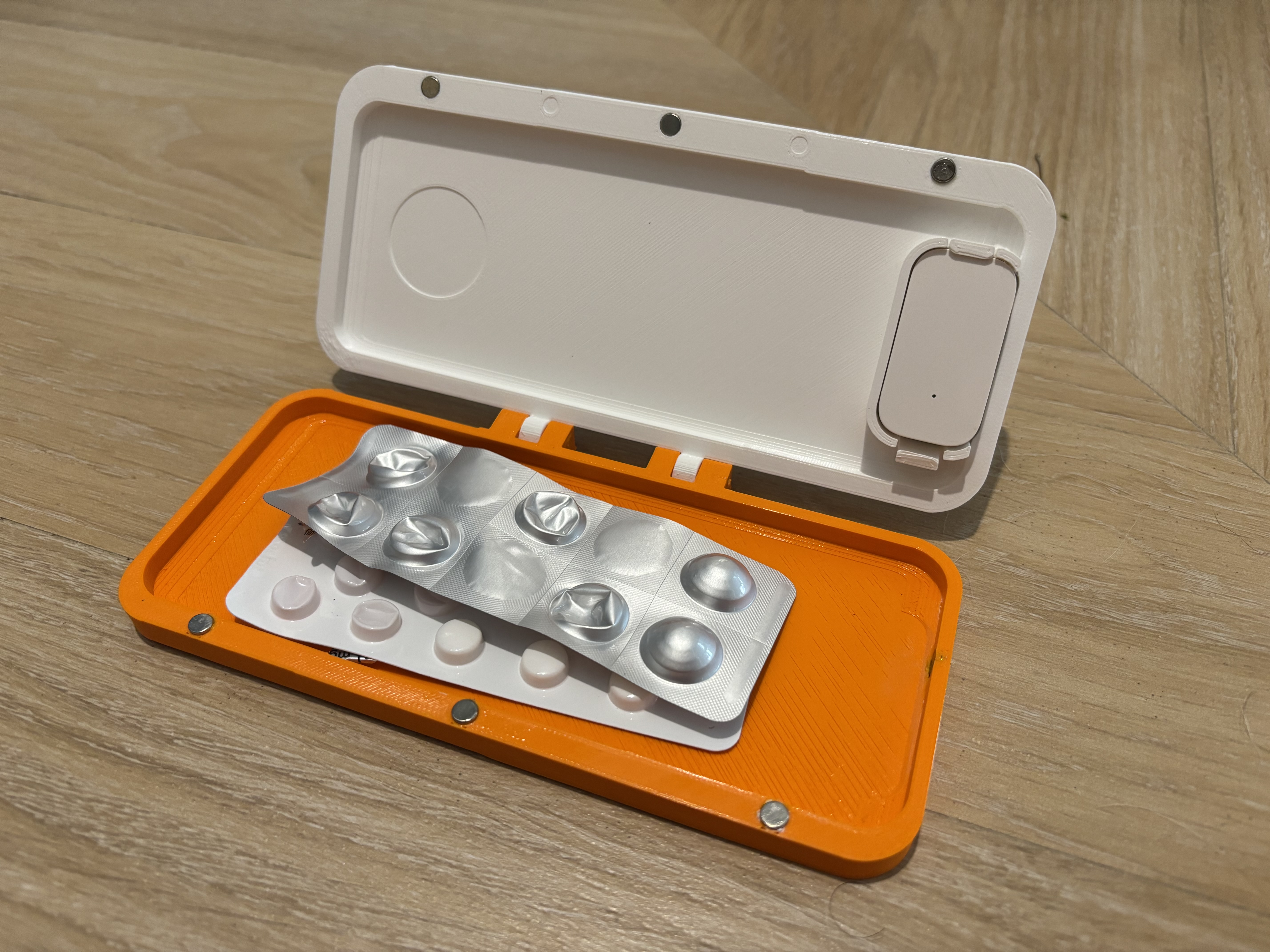 Home automation pill box