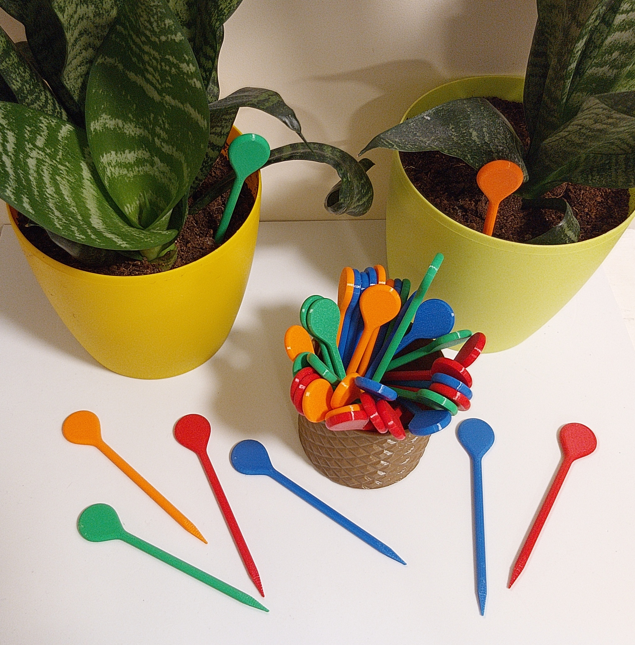 Colored Plant Sticks