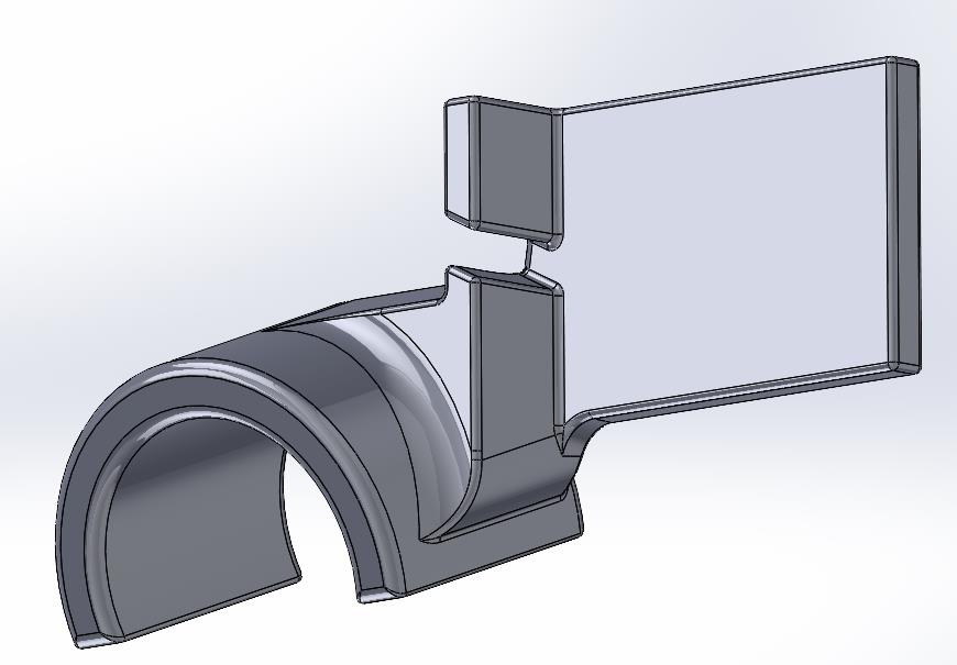 22mm Handlebar Kawasaki ER-6N Gear Indicator Mount Clip --- maybe useable for other models