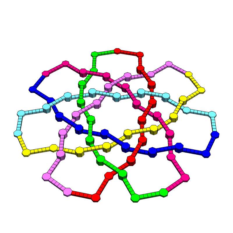 21 Crossing Knot 1