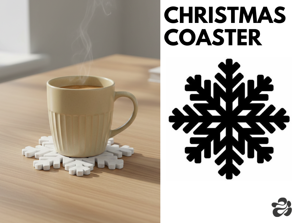 Day 3. Christmas coaster