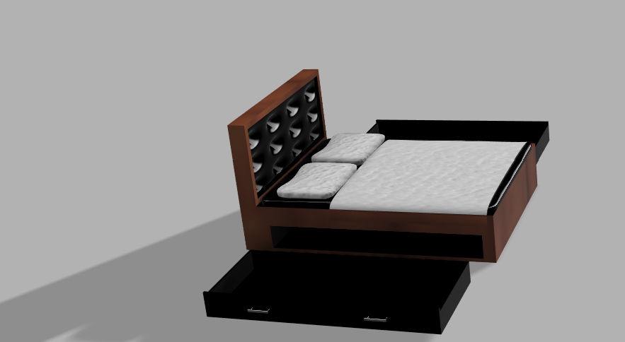 bed Miniature model