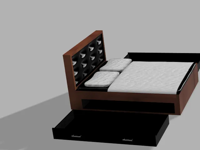 bed Miniature model