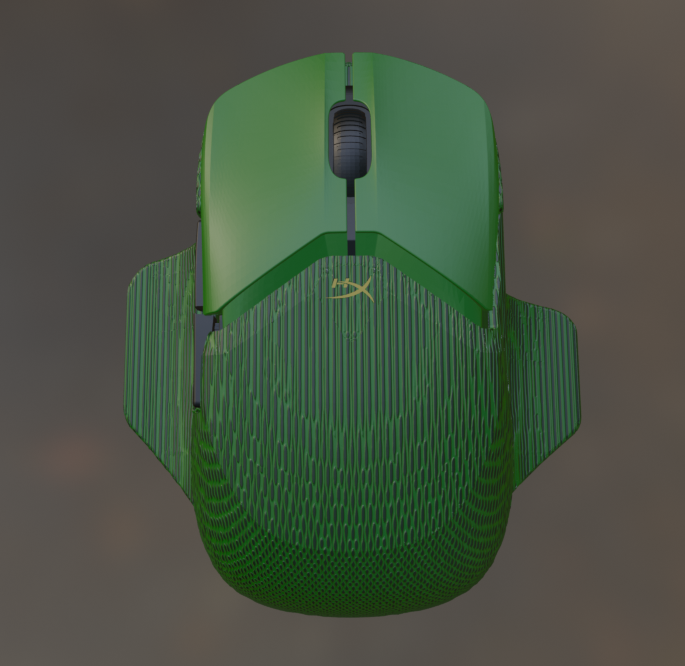 Ergonomic HyperX Mouse with Patterns (Left and Right handed Version)