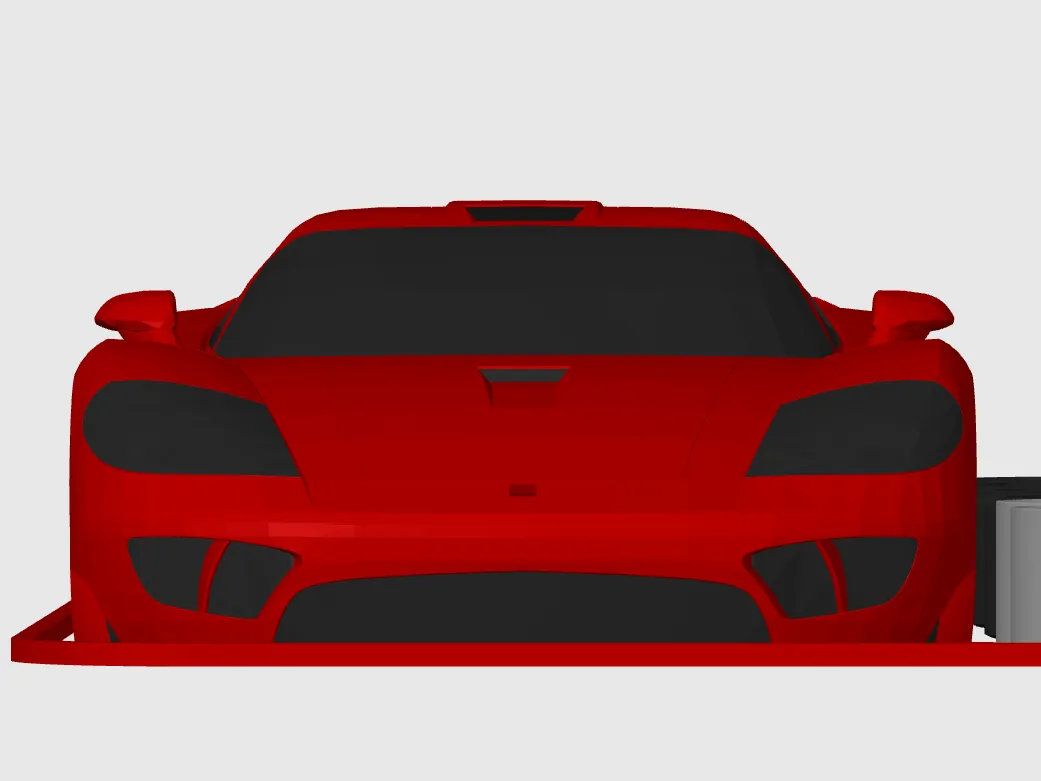 Saleen S7 Twin Turbo Kit Card (1:24 scale) by The Kit Card Guy
