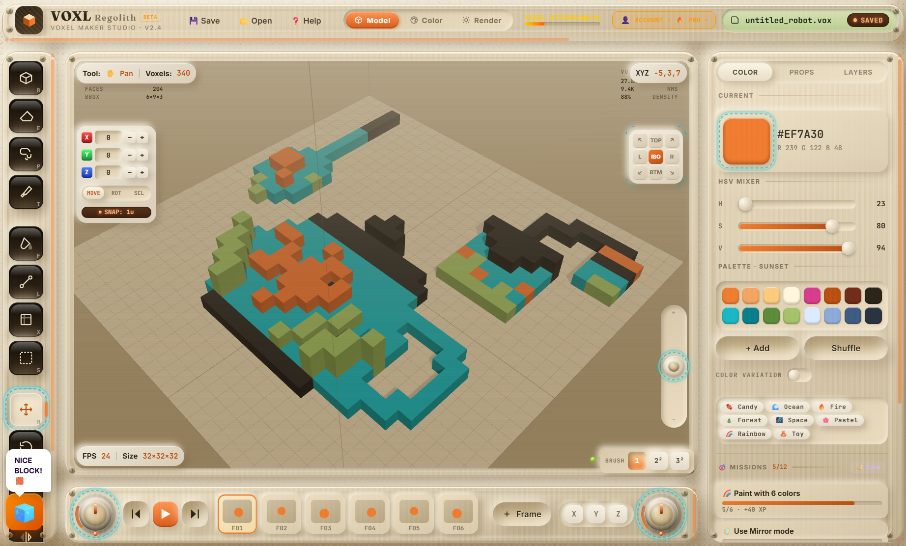 Miniatura 12 do modelo 3D Tea Fish Blocks! Software and Model