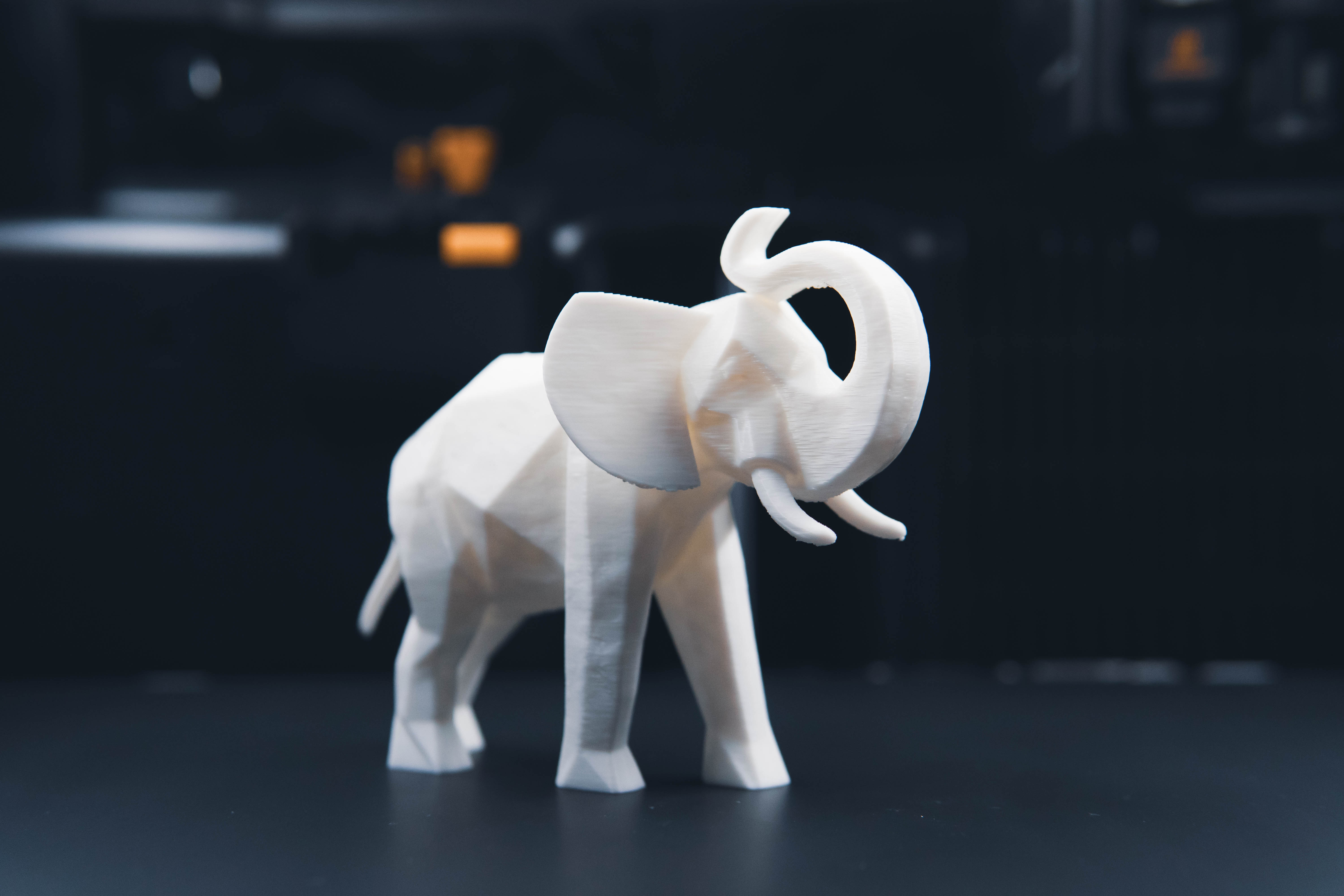 Modern Elephant Sculpture