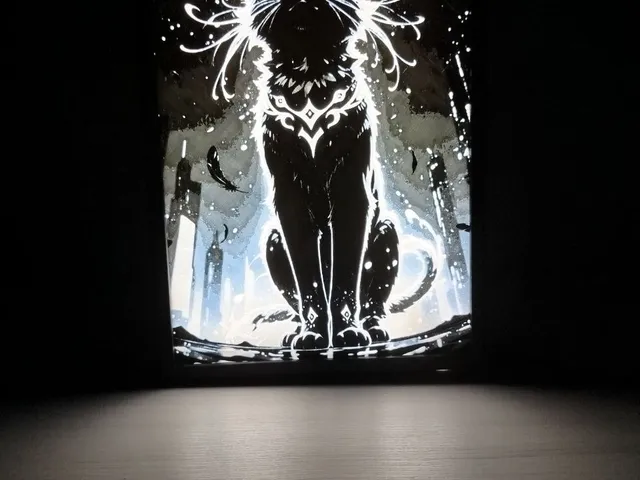 Cat Neon City 140x220 Hueforge