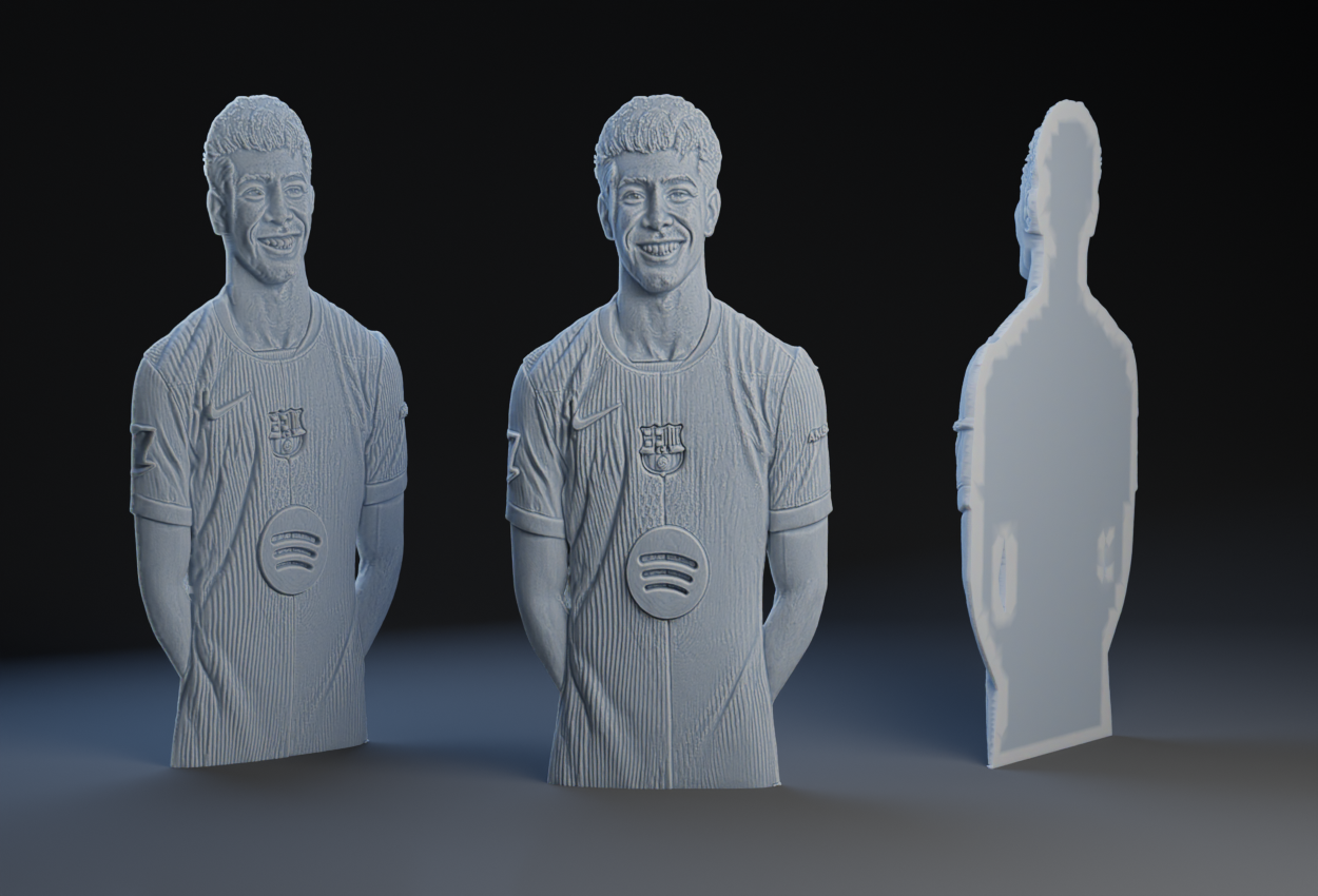 Lamine Yamal 3d Wall Plaque