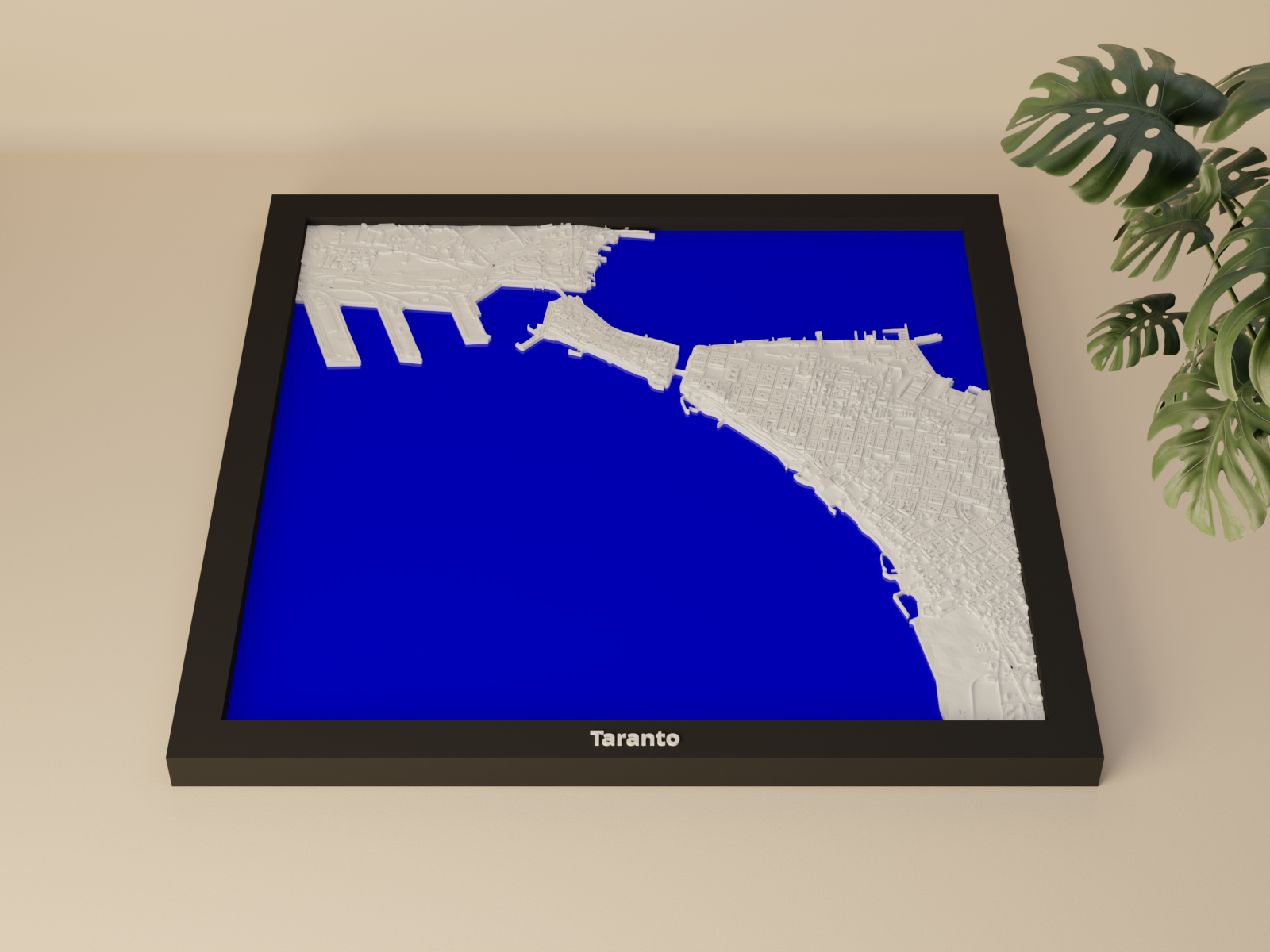 Taranto, Italy - 3D Miniature