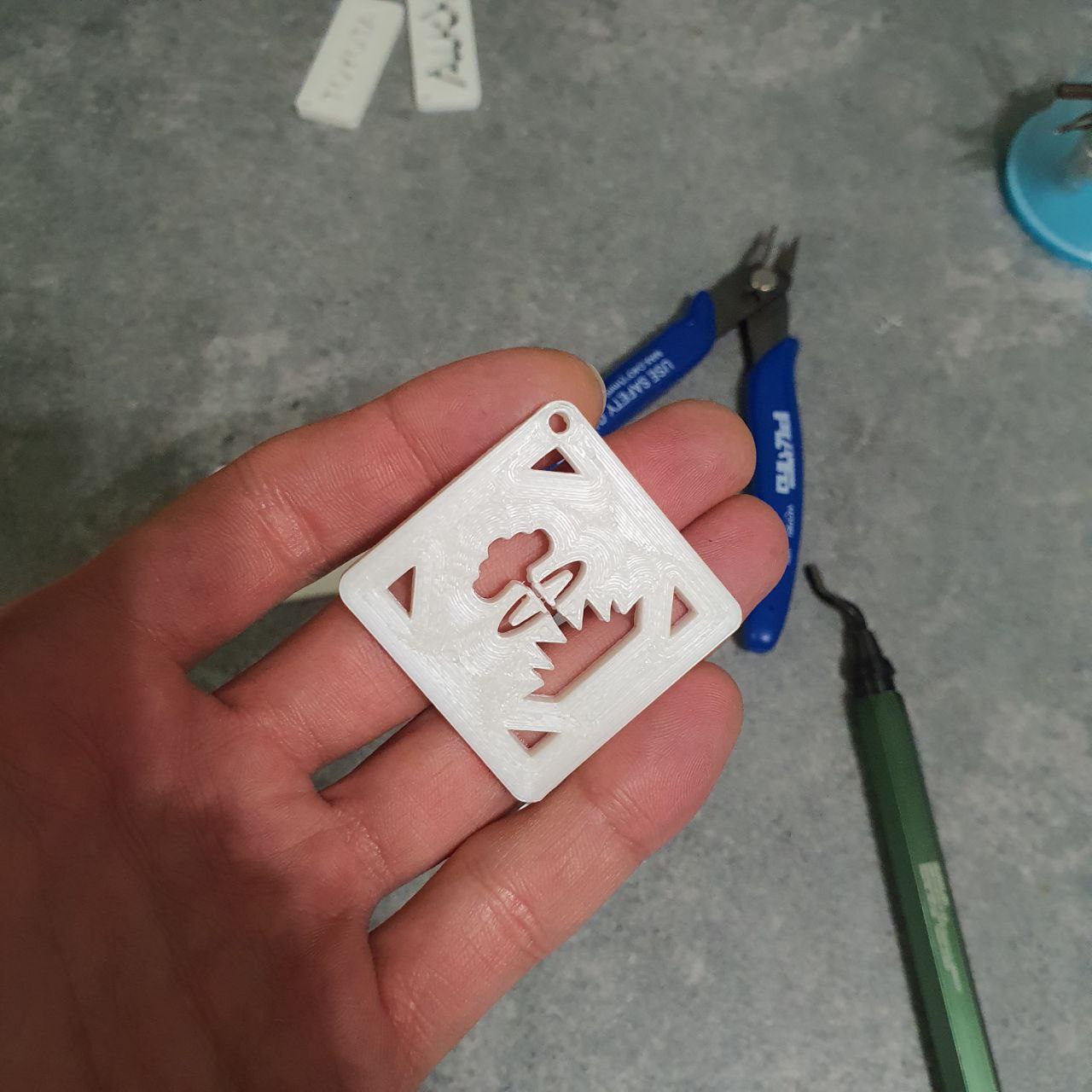 Miniatura 3 do modelo 3D Keychain Helldivers 2 Stratagems Hellbomb