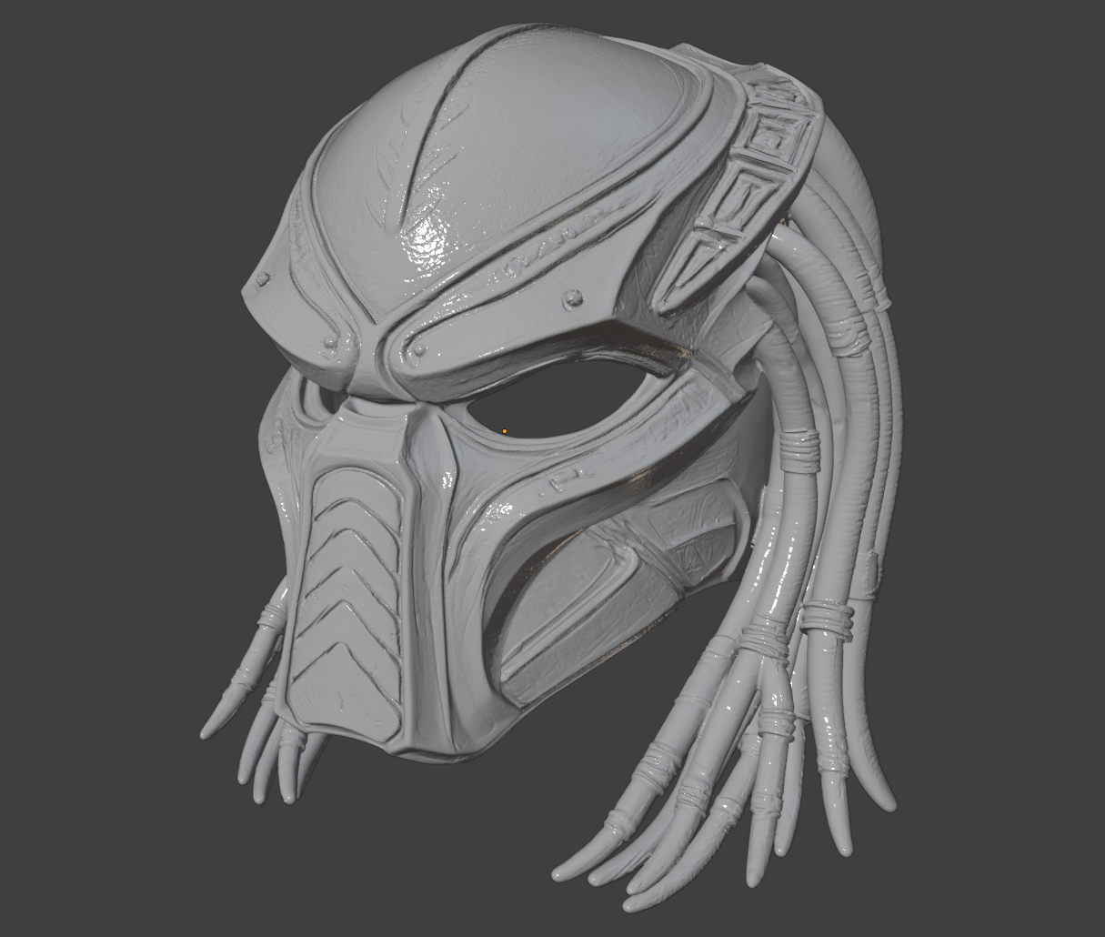 Miniatura 4 do modelo 3D Alien Hunter Helmet