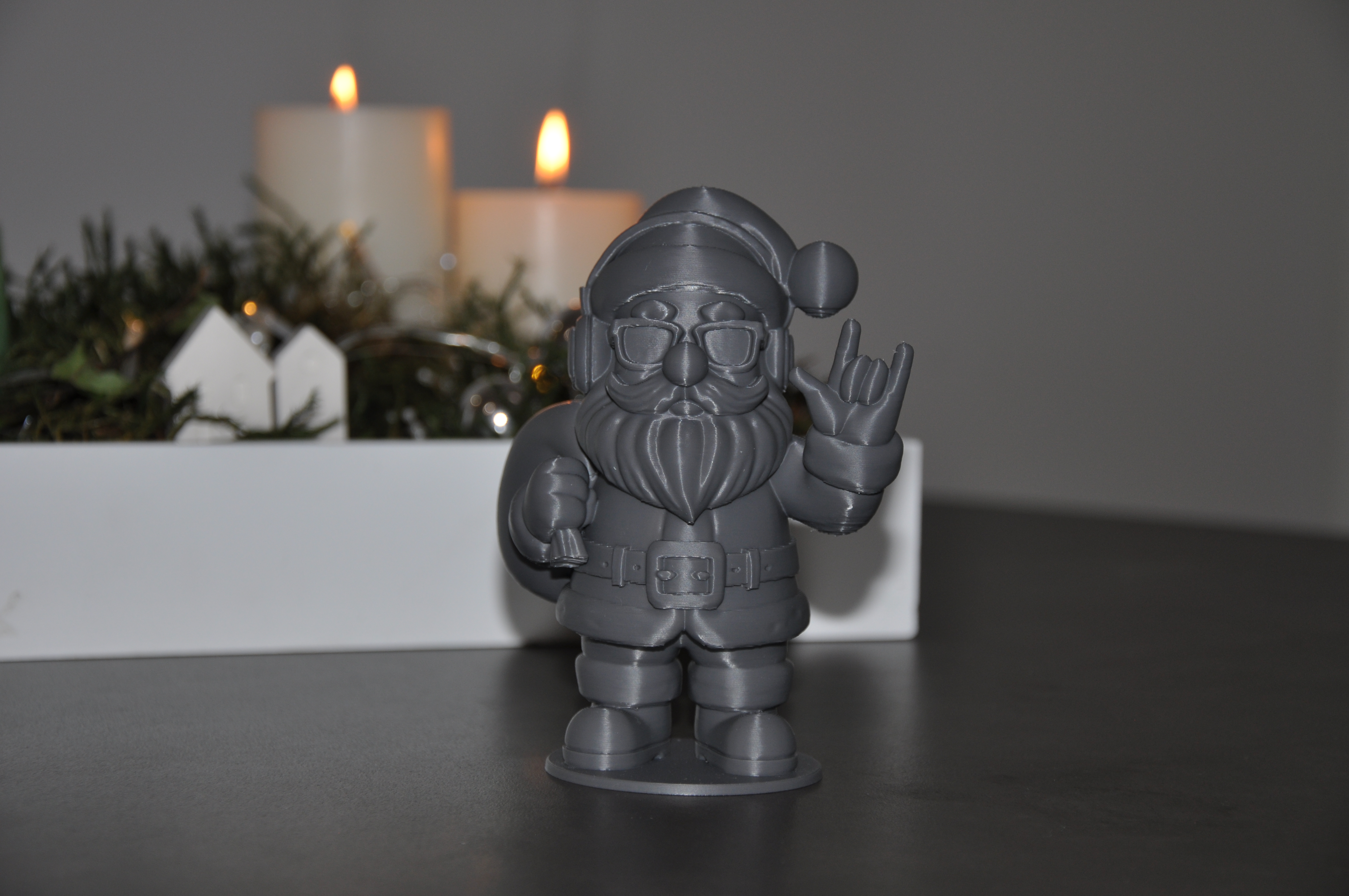 Cool Santa Claus figure