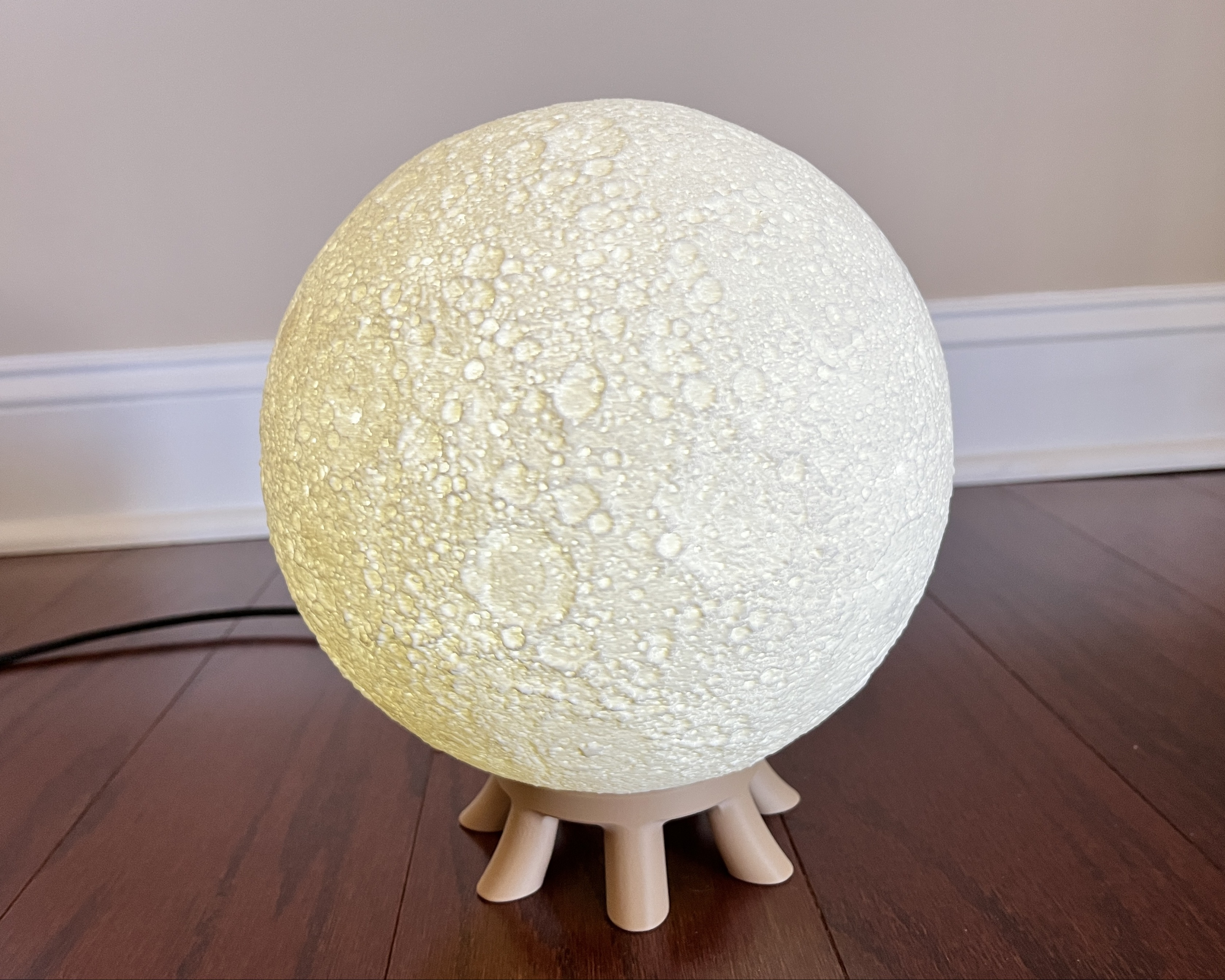 Moon Lamp Project - Base and Cord Insert Remix — miniatura 5