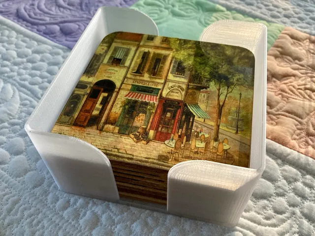 Untersetzer Box / Coasters Box - 112x112mm / Post it holder
